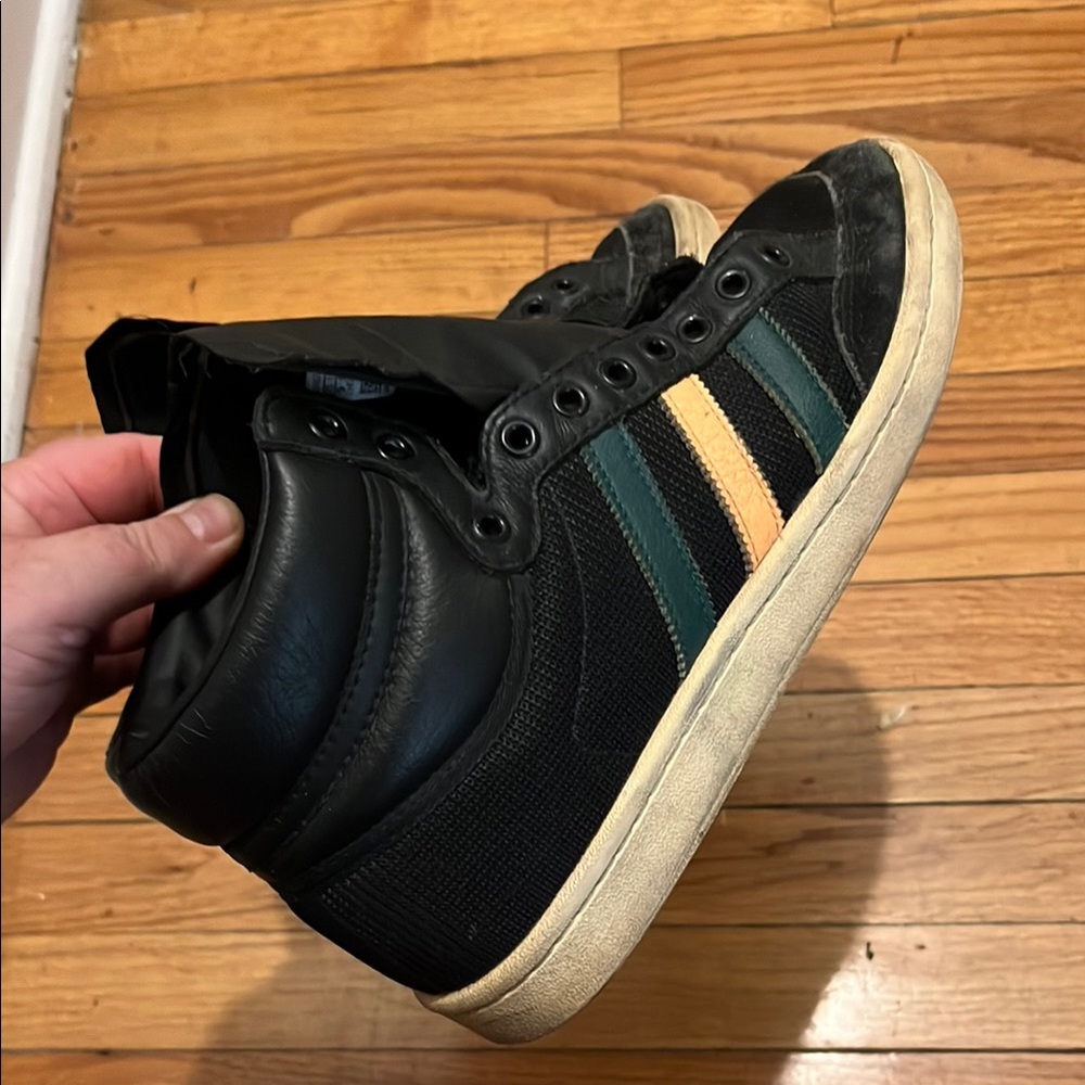 adidas Men's Americana Hi High Sneakers Casual Shoes - Black - Picture 5 of 11